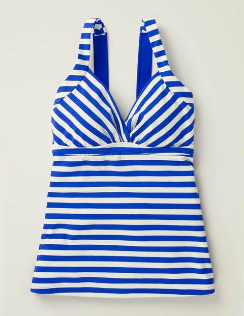 Talamanca Tankini - Royalblau/Beige, Gestreift Talamanca Tankini - Royalblau/Beige, Gestreift