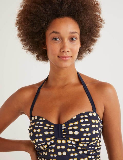Ischia Bandeau-Tankini-Oberteil - Navy, Brillen Ischia Bandeau-Tankini-Oberteil - Navy, Brillen