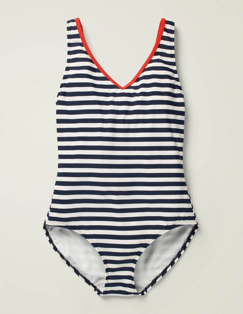 Symi Swimsuit - Navy/Ivory Stripe Symi Swimsuit - Navy/Ivory Stripe