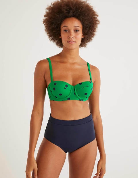 Samos Cup-size Bikini Top - Rich Emerald, Brand Spot Samos Cup-size Bikini Top - Rich Emerald, Brand Spot