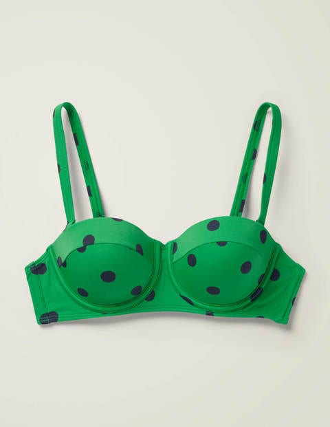 Samos Cup-size Bikini Top - Rich Emerald, Brand Spot Samos Cup-size Bikini Top - Rich Emerald, Brand Spot