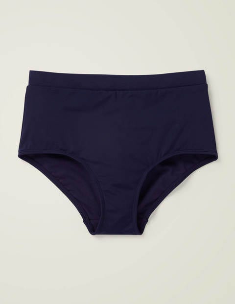 High Waisted Bikini Bottoms - Navy High Waisted Bikini Bottoms - Navy