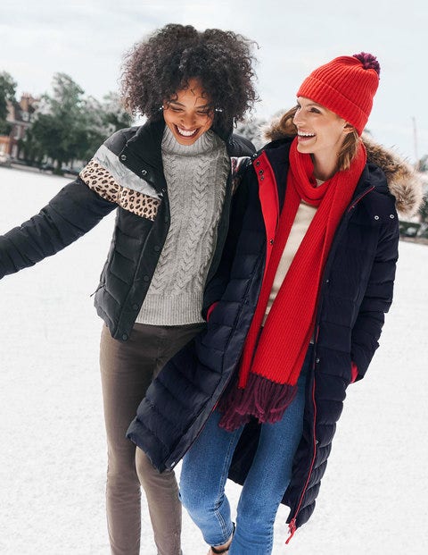 Cavell Puffer Coat - Navy Cavell Puffer Coat - Navy