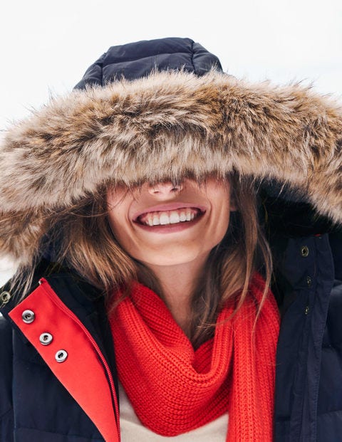 Cavell Puffer Coat - Navy Cavell Puffer Coat - Navy