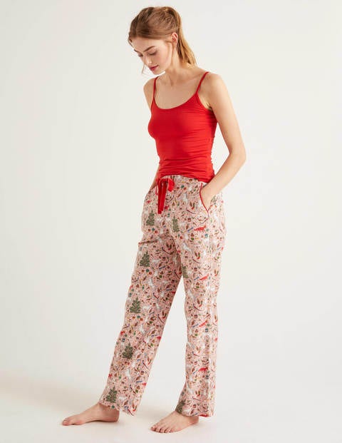 Vanessa Cosy Bottoms - Milkshake, Family Festive Vanessa Cosy Bottoms - Milkshake, Family Festive