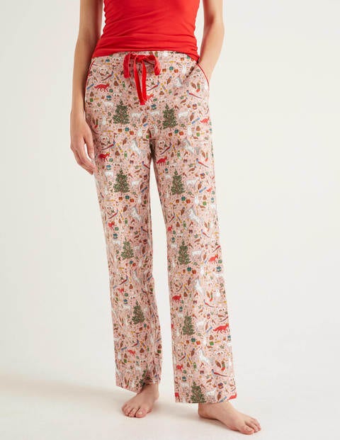 Vanessa Cosy Bottoms - Milkshake, Family Festive Vanessa Cosy Bottoms - Milkshake, Family Festive