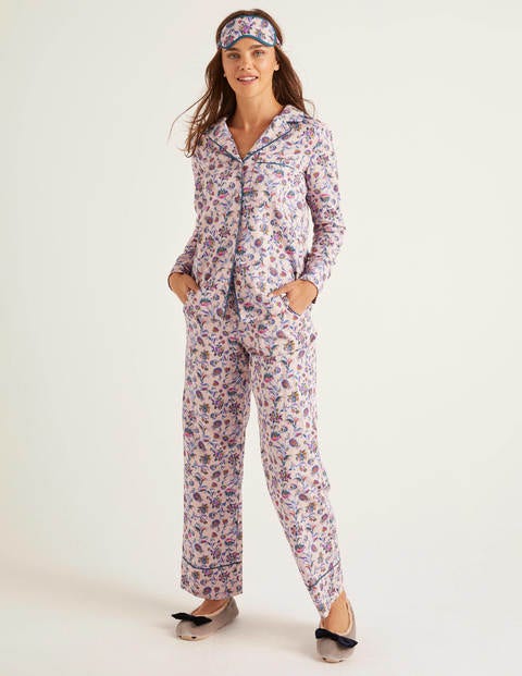 Chemise de pyjama Janie - Milkshake, motif vigne poétique Chemise de pyjama Janie - Milkshake, motif vigne poétique