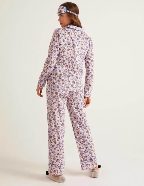 Chemise de pyjama Janie - Milkshake, motif vigne poétique Chemise de pyjama Janie - Milkshake, motif vigne poétique