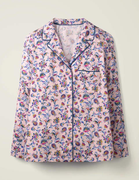 Chemise de pyjama Janie - Milkshake, motif vigne poétique Chemise de pyjama Janie - Milkshake, motif vigne poétique
