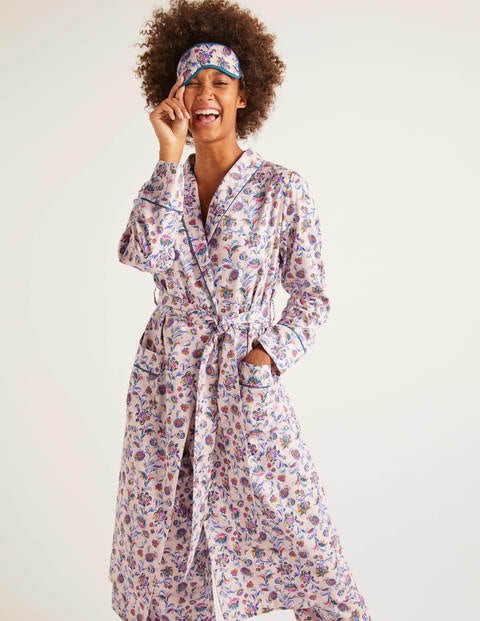 Janie Dressing Gown - Milkshake, Poetic Vine Janie Dressing Gown - Milkshake, Poetic Vine