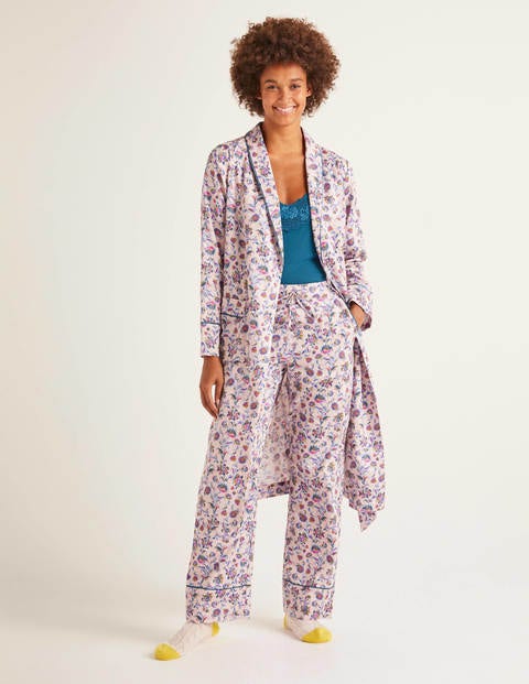 Janie Dressing Gown - Milkshake, Poetic Vine Janie Dressing Gown - Milkshake, Poetic Vine