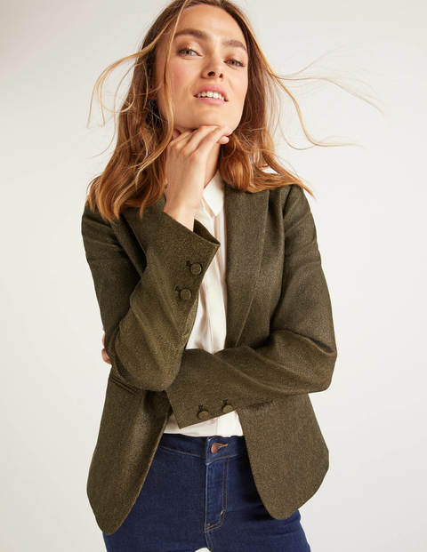 Belgravia Blazer - Gold Metallic Belgravia Blazer - Gold Metallic