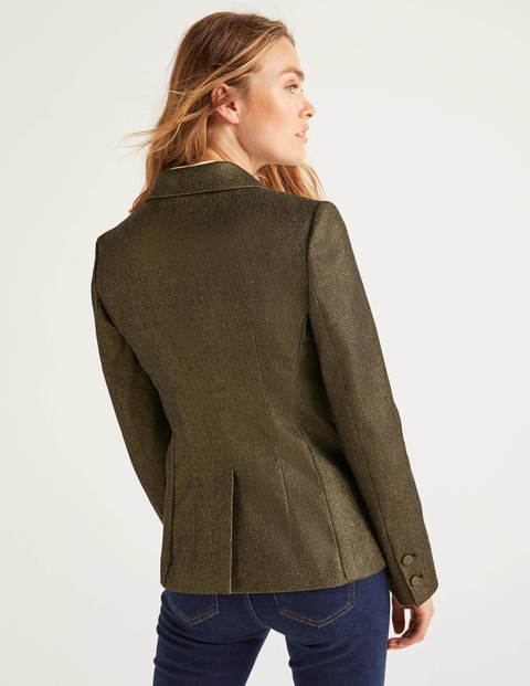 Belgravia Blazer - Gold Metallic Belgravia Blazer - Gold Metallic