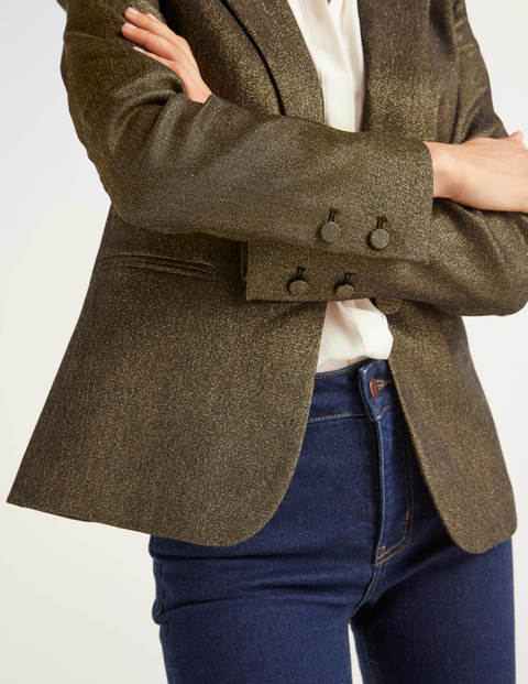 Belgravia Blazer - Gold Metallic Belgravia Blazer - Gold Metallic
