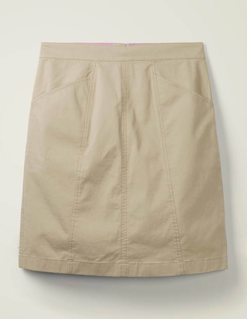 Daisy Chino Skirt - Soft Stone Daisy Chino Skirt - Soft Stone