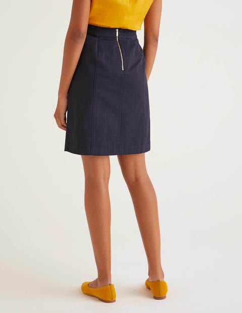 Daisy Chino Skirt - Navy Daisy Chino Skirt - Navy