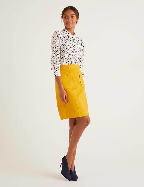 Tallis Stitch Mini Skirt - Dropped Pollen Tallis Stitch Mini Skirt - Dropped Pollen