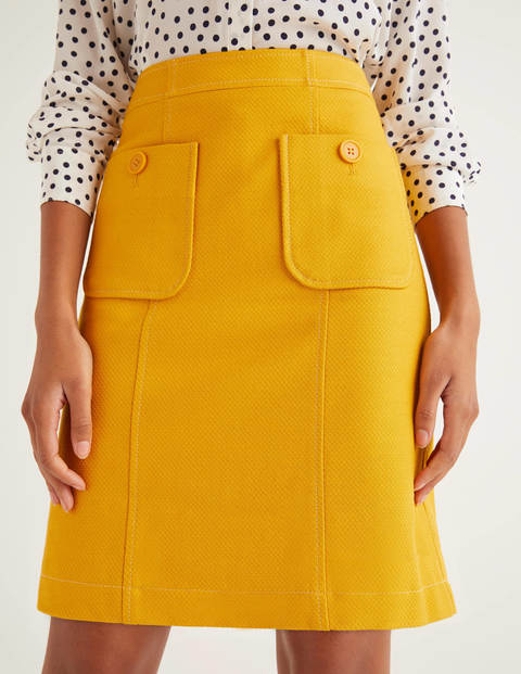 Tallis Stitch Mini Skirt - Dropped Pollen Tallis Stitch Mini Skirt - Dropped Pollen