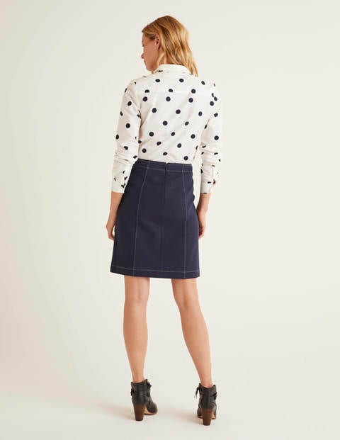 Tallis Pocket Mini Skirt - Navy Tallis Pocket Mini Skirt - Navy