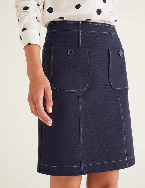 Tallis Pocket Mini Skirt - Navy Tallis Pocket Mini Skirt - Navy