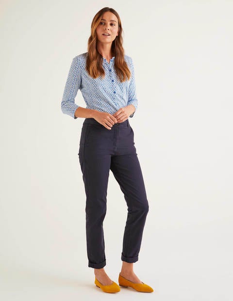 Daisy Chino Trousers - Navy Daisy Chino Trousers - Navy