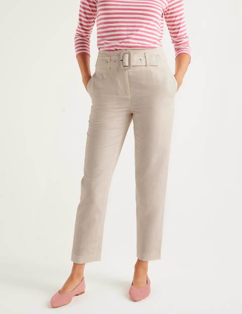 Holkham Belted Trousers - Natural Holkham Belted Trousers - Natural