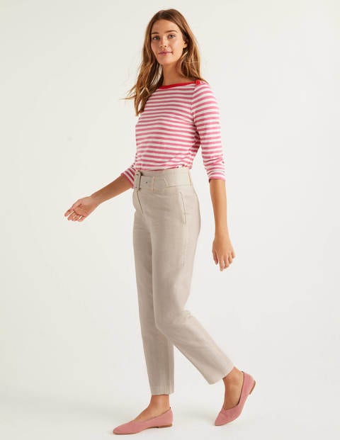 Holkham Belted Trousers - Natural Holkham Belted Trousers - Natural