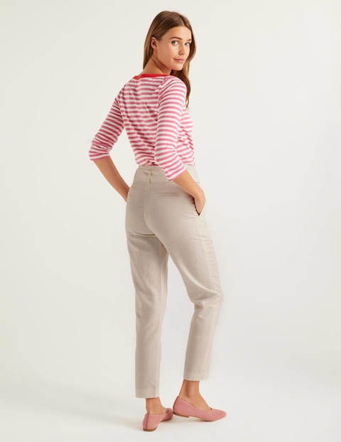 Holkham Belted Trousers - Natural Holkham Belted Trousers - Natural