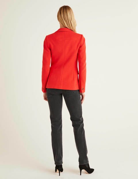 Hall Jersey Blazer - Post Box Red Hall Jersey Blazer - Post Box Red