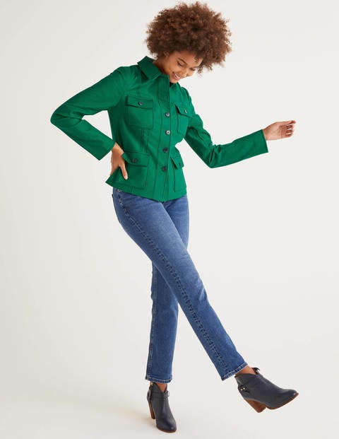 Wheatley Jacke Mit Steppnähten - Waldgrün Wheatley Jacke Mit Steppnähten - Waldgrün