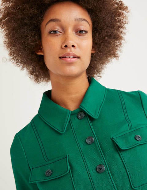 Wheatley Jacke Mit Steppnähten - Waldgrün Wheatley Jacke Mit Steppnähten - Waldgrün