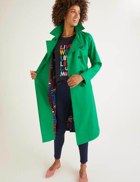 Trench-coat Franklin - Émeraude profond Trench-coat Franklin - Émeraude profond