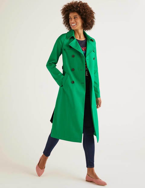 Trench-coat Franklin - Émeraude profond Trench-coat Franklin - Émeraude profond