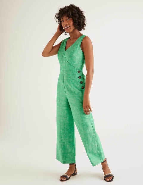 emerald green overalls