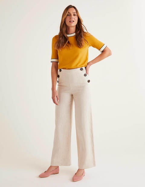 Imogen Linen Pants - Ecru Imogen Linen Pants - Ecru