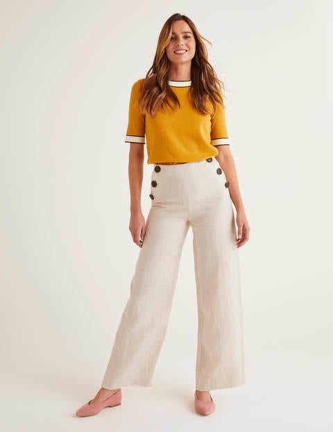Imogen Linen Pants - Ecru Imogen Linen Pants - Ecru