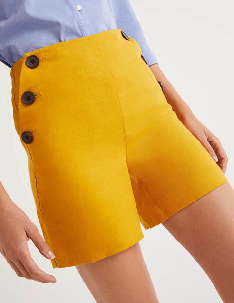 Falmouth Linen Shorts - Tuscan Sun Falmouth Linen Shorts - Tuscan Sun