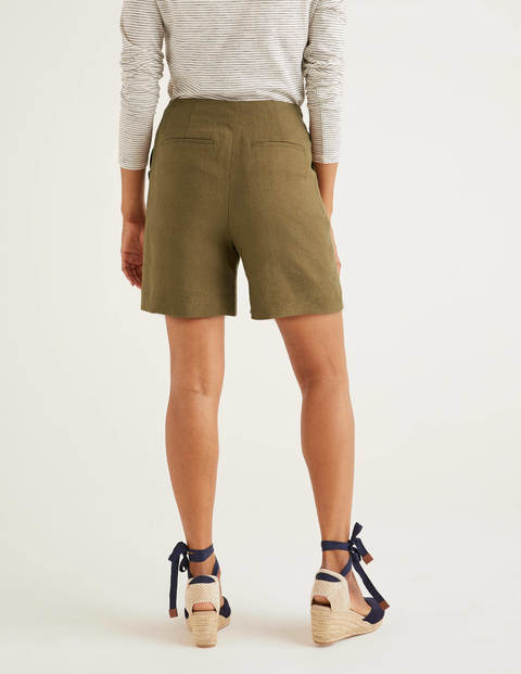 Falmouth Leinenshorts - Klassisches Khaki Falmouth Leinenshorts - Klassisches Khaki