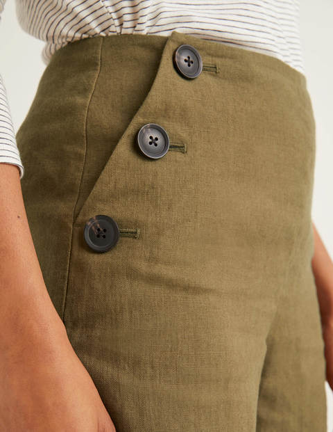 Falmouth Leinenshorts - Klassisches Khaki Falmouth Leinenshorts - Klassisches Khaki