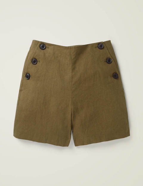 Falmouth Leinenshorts - Klassisches Khaki Falmouth Leinenshorts - Klassisches Khaki