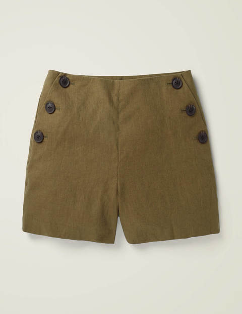 Falmouth Leinenshorts - Klassisches Khaki Falmouth Leinenshorts - Klassisches Khaki