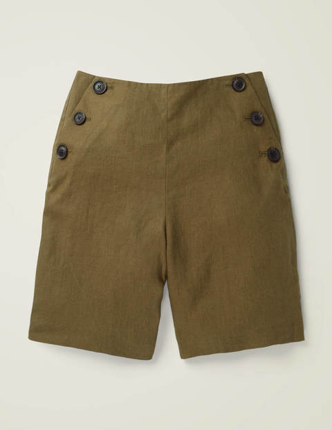 Falmouth Leinenshorts - Klassisches Khaki Falmouth Leinenshorts - Klassisches Khaki