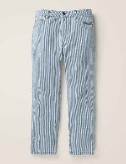Slim Straight Ankle Skimmer - Ticking Stripe Slim Straight Ankle Skimmer - Ticking Stripe