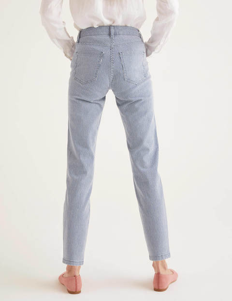 Slim Straight Ankle Skimmer - Ticking Stripe Slim Straight Ankle Skimmer - Ticking Stripe