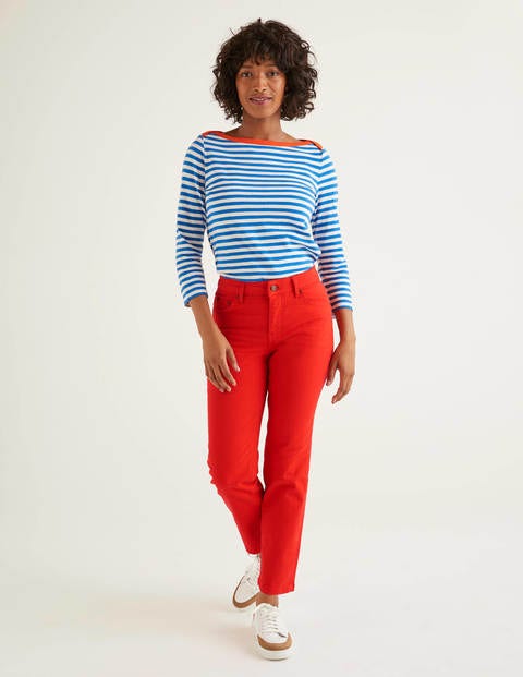 Slim Straight Ankle Skimmers - Orange Sunset Slim Straight Ankle Skimmers - Orange Sunset