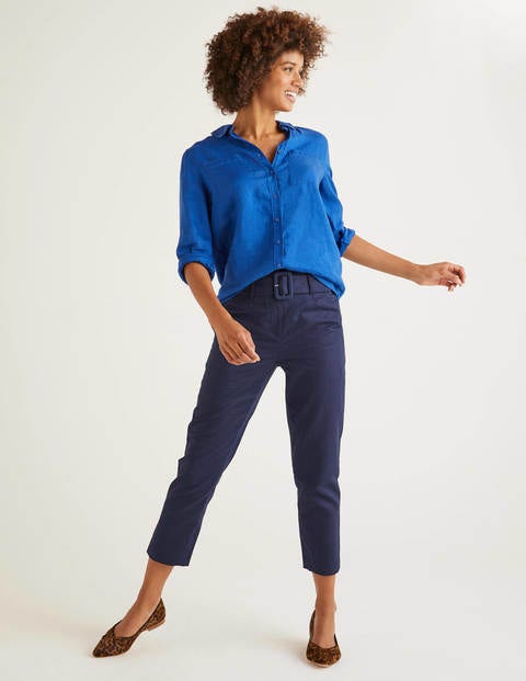 Linen Shirt - Cobalt Linen Shirt - Cobalt