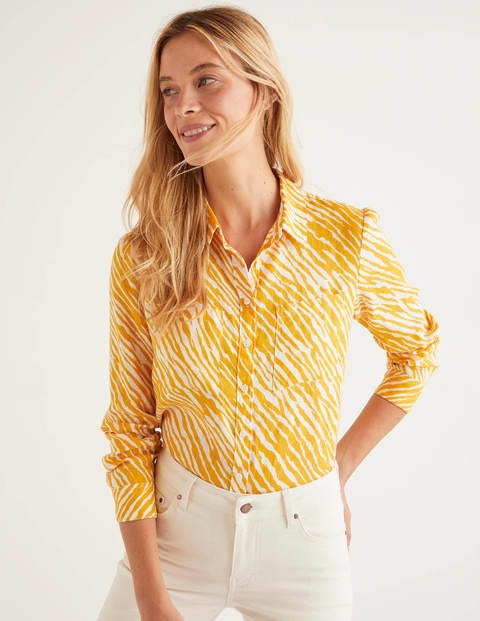 Linen Shirt - Tuscan Sun, Safari Linen Shirt - Tuscan Sun, Safari