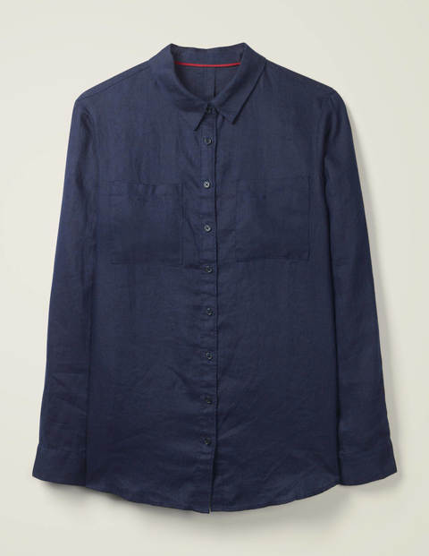 Linen Shirt - Navy Linen Shirt - Navy
