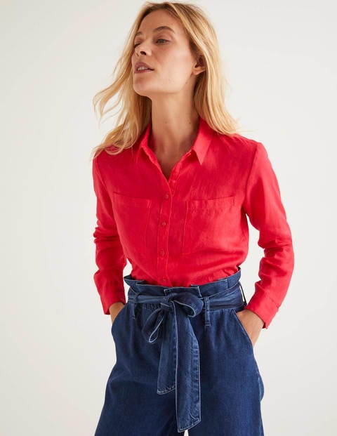 Linen Shirt - Hibiscus Linen Shirt - Hibiscus