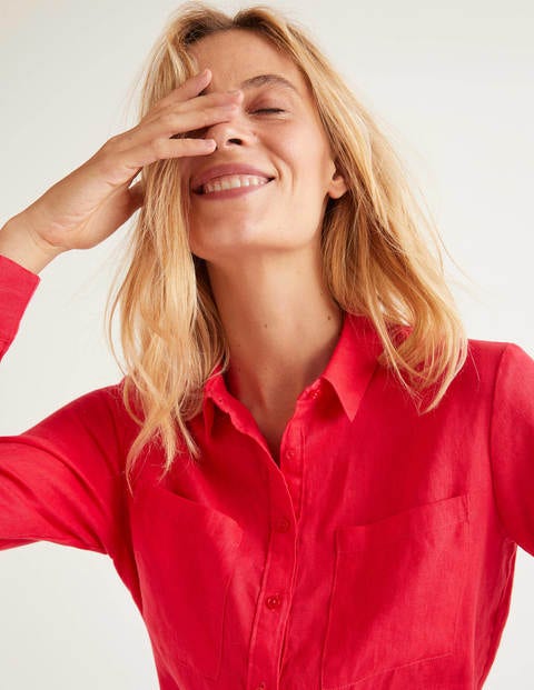 Linen Shirt - Hibiscus Linen Shirt - Hibiscus
